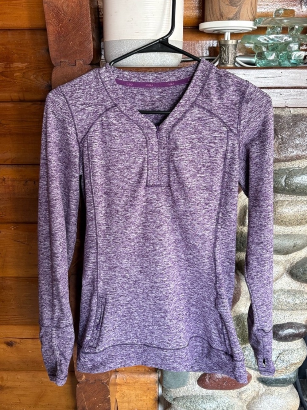 Outdoor Research Quarter Zip Pullover Purple Hiking Activewear Y2K Vintage